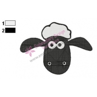 Shaun The Sheep Embroidery Design 02
